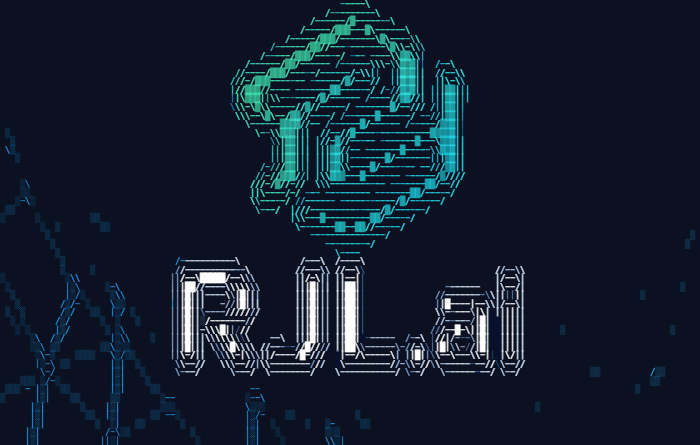 The RJL.ai logo in full color block characters