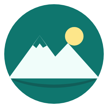 Original Summit logo: white mountains in a teal circle