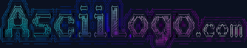 The ASCIILogo.com wordmark in block characters